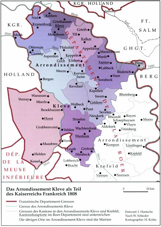 Arrondissement Kleve 1808