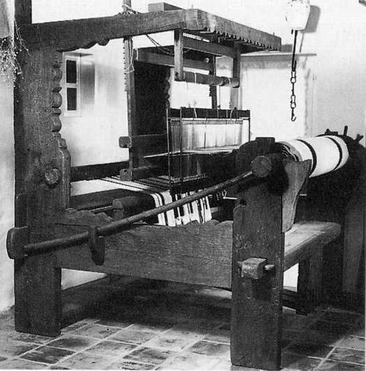 Leinenwebstuhl 18. Jahrhundert